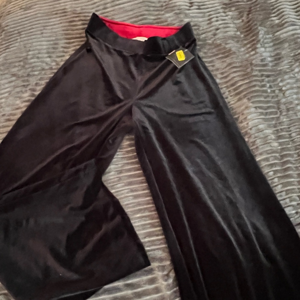 Size small Black Velvet pants